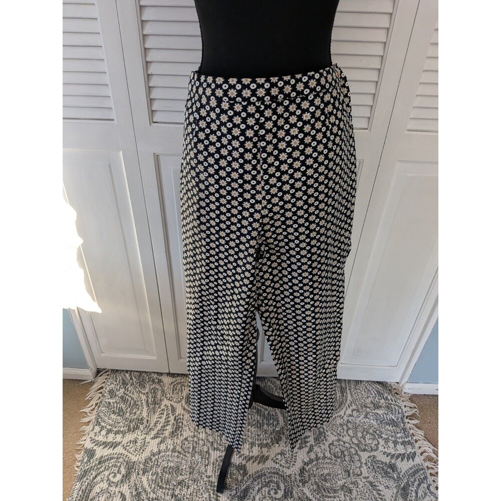 C Wonder Pant Women's 18W Multi Medallion Geometric Pull-On Ankle (38.5 X 28)